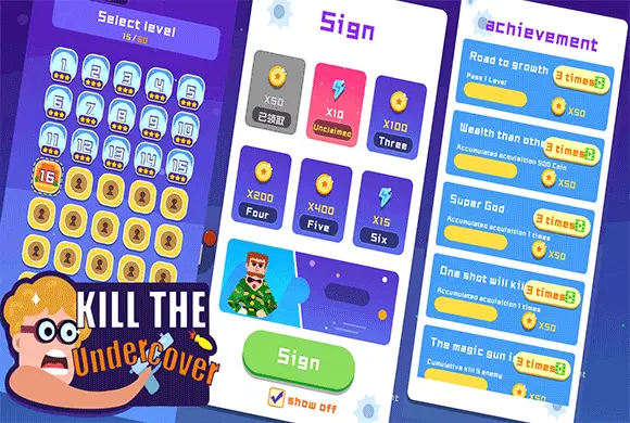 Kill The Undercover Online Mini Game