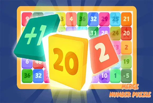 Merge Number Puzzle Online Mini Game