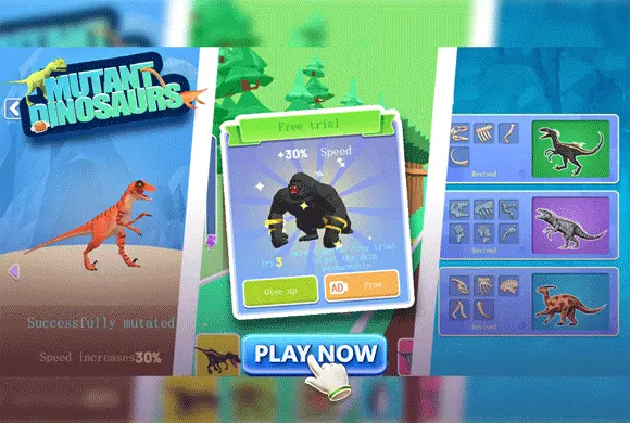 Mutant Dino Online Mini Game