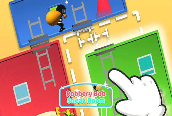 Robbery Bob Sneak Room Online Mini Game
