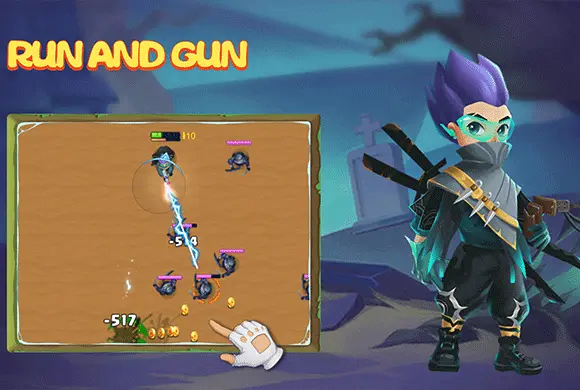 Run And Gun Online Mini Game