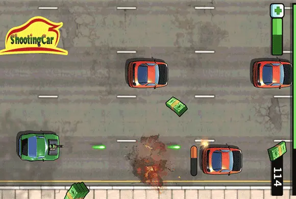 Shooting Car Online Mini Game