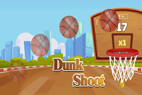 Dunk Shoot Online Mini Game