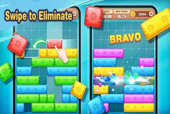 Swipe To Eliminate Online Mini Game